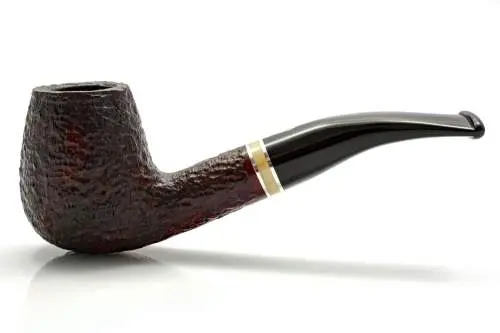 Produktbild: Savinelli New Oscar Rustic 628 Half-Bent Brandy - Seitenansicht