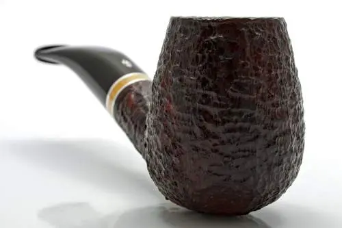 Produktbild: Savinelli New Oscar Rustic 628 Half-Bent Brandy - Frontansicht