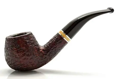 Produktbild: Savinelli New Oscar Rustic 645 Half-Bent Brandy - Seitenansicht