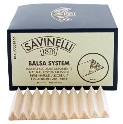Pfeifenfilter Savinelli 6mm Balsaholz
