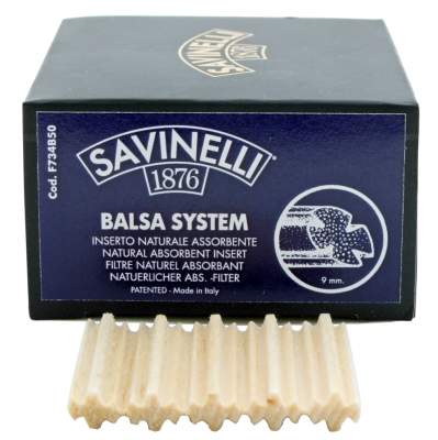 Pfeifenfilter Savinelli 9mm Balsaholz Minibox