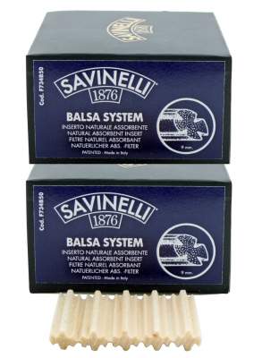 Pfeifenfilter Savinelli 9mm Balsaholz 100er