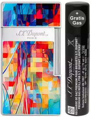 Produktbild: S.T. Dupont Biggy Graff'ty Multicolor Feuerzeug 025024 mit Gas