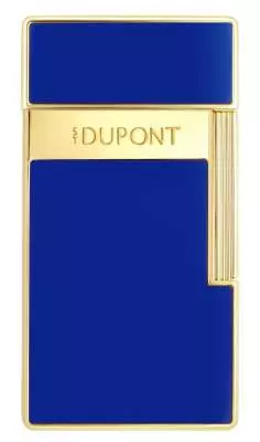 Produktbild: S.T. Dupont Biggy blau gold Feuerzeug vorne