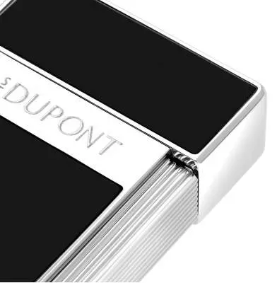 Produktbild: S.T. Dupont Biggy schwarz chrom Feuerzeug Ausschnitt