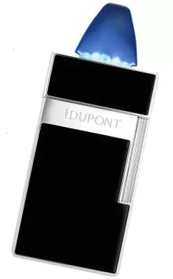 Produktbild: S.T. Dupont Biggy schwarz chrom Feuerzeug mit Flamme