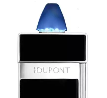 Produktbild: S.T. Dupont Biggy schwarz chrom Feuerzeug Flamme
