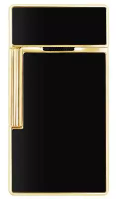 Produktbild: S.T. Dupont Biggy schwarz gold Feuerzeug hinten