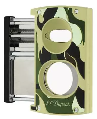 Produktbild: S.T. Dupont Camo Green 2-in-1 Cutter offen