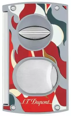 Produktbild: S.T. Dupont Camo Red 2-in-1 Cutter hinten