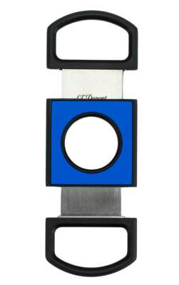 Produktbild: S.T. Dupont Zigarrencutter Fluo blau schwarz 21mm Schnitt