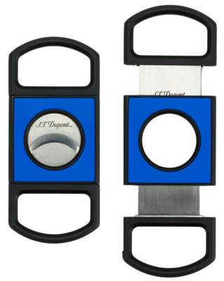 Produktbild: S.T. Dupont Zigarrencutter Fluo blau schwarz 21mm Schnitt