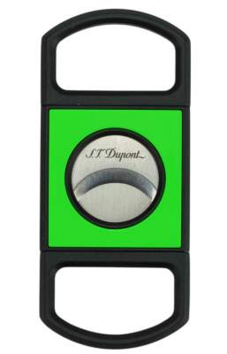 Produktbild: S.T. Dupont Zigarrencutter Fluo grün schwarz 21mm Schnitt