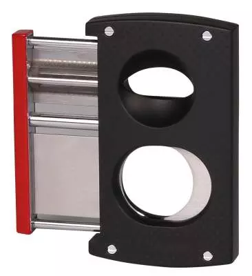 Produktbild: S.T. Dupont 2-in-1 Cutter schwarz rot offen