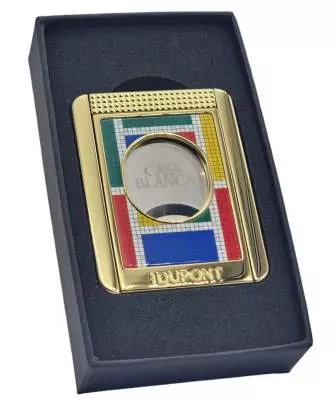 Produktbild: S.T. Dupont Casablanca Mosaik gold Stand Cutter Verpackung