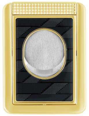 Produktbild: ST Dupont Zigarrencutter schwarz gold Heckansicht