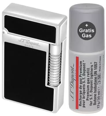 Produktbild: S.T. Dupont Le Grand Feuerzeug Kombiflamme Chinalack schwarz 23010