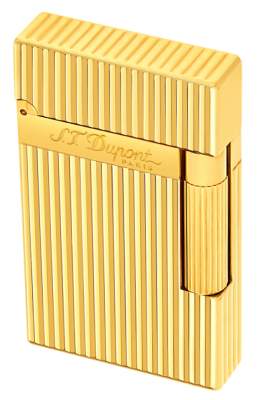 Produktbild: S.T. Dupont Feuerzeug Ligne 2 gold guillochiert