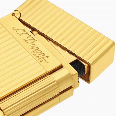 Produktbild: S.T. Dupont Feuerzeug Ligne 2 gold guillochiert Ausschnitt