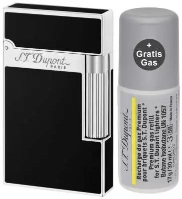 Produktbild: S.T. Dupont Feuerzeug Ligne 2 Palladium schwarz 16296