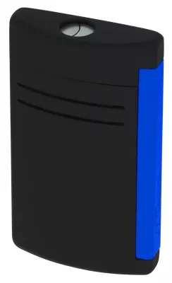 Produktbild: S.T. Dupont MaxiJet Fluo blau schwarz matt Feuerzeug