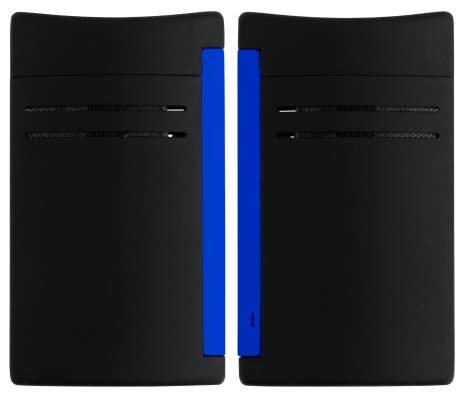 S.T. Dupont MaxiJet Fluo blau schwarz matt Feuerzeug