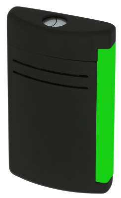 S.T. Dupont MaxiJet Fluo grün schwarz matt Feuerzeug