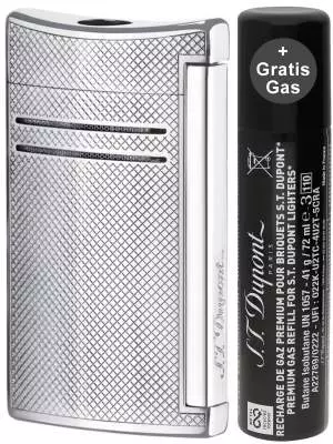 Produktbild: S.T. Dupont Feuerzeug MaxiJet Jet-Flamme Chrom Diacut 020157N