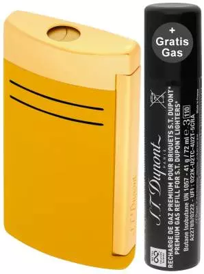 Produktbild: S.T. Dupont MaxiJet Dragon gelb gold Feuerzeug 020175