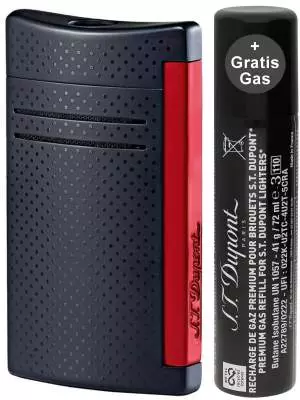 Produktbild: S.T. Dupont MaxiJet schwarz rot 020160N Feuerzeug