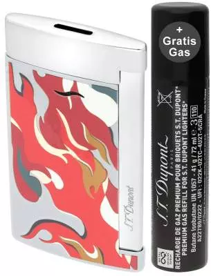 Produktbild: S.T. Dupont Slim 7 Camo Red Chrome 0277551