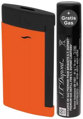 Produktbild: S.T. Dupont Feuerzeug Slim 7 Fluo orange schwarz 027769