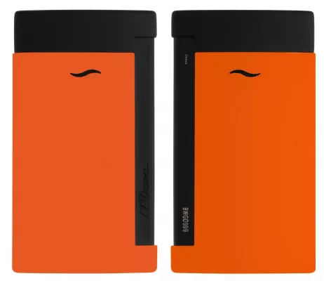 Produktbild: S.T. Dupont Feuerzeug Slim 7 Fluo orange schwarz