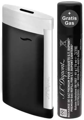 Produktbild: S.T. Dupont Feuerzeug Slim 7 Jet-Flamme schwarz matt 027710