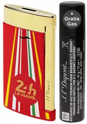 Produktbild: S.T. Dupont 24h Le Mans Feuerzeug Slim 7 rot gold 027790