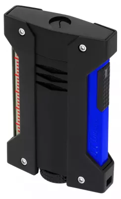 Produktbild: S.T. Dupont Feuerzeug Defi Extreme Fluo blau schwarz