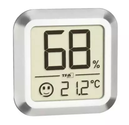 Produktbild: Angelo Humidor 3 Sichtfenster rotbraun Hygrometer