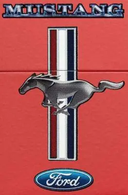 Produktbild: Zippo 60003580 Ford Mustang Red Matte Color Image Frontmotiv