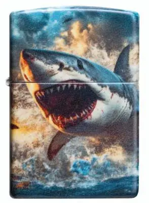 Produktbild: Zippo 60007819 Shark Jump Hai Angriff 540° Color Frontansicht