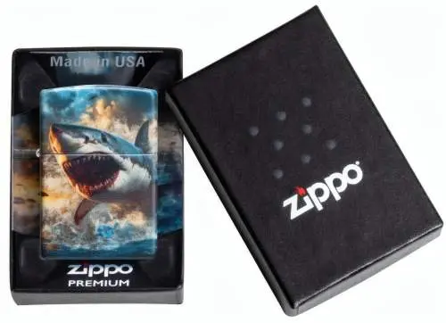 Produktbild: Zippo 60007819 Shark Jump Hai Angriff 540° Color Verpackung