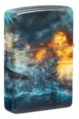 Produktbild: Zippo 60007819 Shark Jump Hai Angriff 540° Color Rückseite