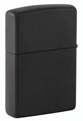 Produktbild: Zippo 60007821 Warrior 2 Black Matte mit Samurai-Krieger im Mondlicht Rückseite