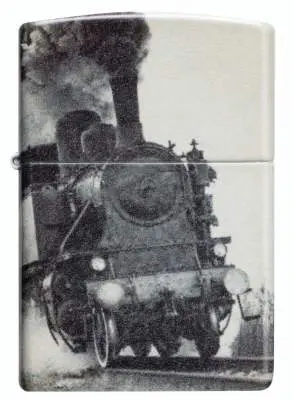 Produktbild: Zippo 60007825 Vintage Train Dampflokomotive 540° Color 540° Matte Frontansicht