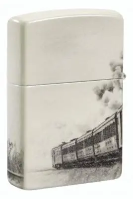 Produktbild: Zippo 60007825 Vintage Train Dampflokomotive 540° Color 540° Matte Rückseite