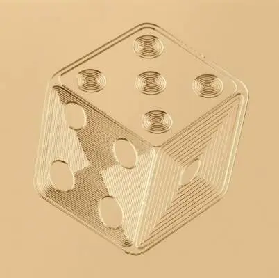 Produktbild: Title-Attribut Hauptbild: Zippo 60007826 Dice High Polish Brass Frontausschnitt