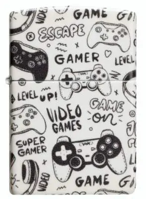 Produktbild: Zippo 60007827 Super-Gamer 540° Games Pattern 540° Matte Frontansicht