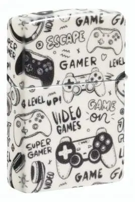 Produktbild: Zippo 60007827 Super-Gamer 540° Games Pattern 540° Matte Rückseite