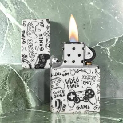 Produktbild: Zippo 60007827 Super-Gamer 540° Games Pattern 540° Matte Szene