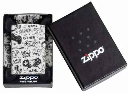 Produktbild: Zippo 60007827 Super-Gamer 540° Games Pattern 540° Matte Verpackung