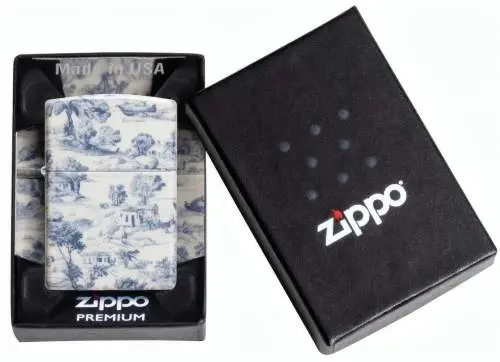 Produktbild: Zippo 60007833 Landscape Pattern 540° Cottage-Landhaus 540 Matte Verpackung